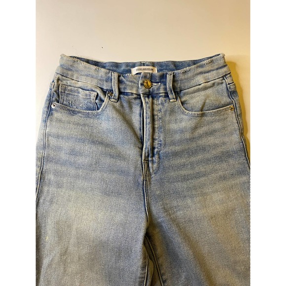 Good American Good Curve Jeans Light Wash Womens Size 26 - Picture 2 of 7